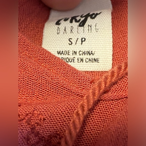 Tokyo Darling boho style crop top size small - Picture 2 of 3